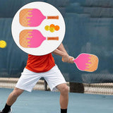 Maxbell Pickleball Paddle Set Includes 2 Rackets 4 Pickleballs for Sports Beginners