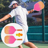 Maxbell Pickleball Paddle Set Includes 2 Rackets 4 Pickleballs for Sports Beginners