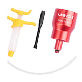 Maxbell Bicycle Road Bike Brake Oil Bleed Kit Tool Bleeding Oil Change Filling Tool Red