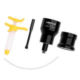 Maxbell Bicycle Road Bike Brake Oil Bleed Kit Tool Bleeding Oil Change Filling Tool Black and Base