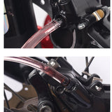 Maxbell Bicycle Road Bike Brake Oil Bleed Kit Tool Bleeding Oil Change Filling Tool Red and Base