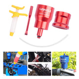 Maxbell Bicycle Road Bike Brake Oil Bleed Kit Tool Bleeding Oil Change Filling Tool Red and Base