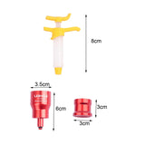 Maxbell Bicycle Road Bike Brake Oil Bleed Kit Tool Bleeding Oil Change Filling Tool Red and Base
