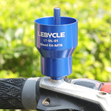 Maxbell Bicycle Road Bike Brake Oil Bleed Kit Tool Bleeding Oil Change Filling Tool Blue and Base