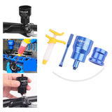 Maxbell Bicycle Road Bike Brake Oil Bleed Kit Tool Bleeding Oil Change Filling Tool Blue and Base