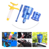 Maxbell Bicycle Road Bike Brake Oil Bleed Kit Tool Bleeding Oil Change Filling Tool Blue and Base