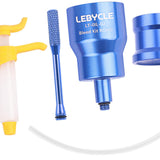 Maxbell Bicycle Road Bike Brake Oil Bleed Kit Tool Bleeding Oil Change Filling Tool Blue and Base
