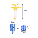 Maxbell Bicycle Road Bike Brake Oil Bleed Kit Tool Bleeding Oil Change Filling Tool Blue and Base