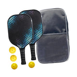 Maxbell Premium Pickleball Paddles Set Lightweight for Indoor and Outdoor Tournament Blue