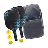 Maxbell Premium Pickleball Paddles Set Lightweight for Indoor and Outdoor Tournament Blue