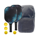Maxbell Premium Pickleball Paddles Set Lightweight for Indoor and Outdoor Tournament Blue