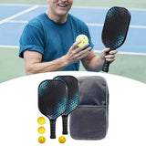 Maxbell Premium Pickleball Paddles Set Lightweight for Indoor and Outdoor Tournament Blue