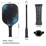 Maxbell Premium Pickleball Paddles Set Lightweight for Indoor and Outdoor Tournament Blue