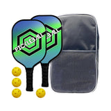 Maxbell Premium Pickleball Paddles Set Lightweight for Indoor and Outdoor Tournament Green