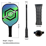 Maxbell Premium Pickleball Paddles Set Lightweight for Indoor and Outdoor Tournament Green
