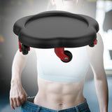 Maxbell Portable Abdominal Disc Body Building Easy to Use for Gym Workout Devices Black