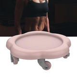 Maxbell Portable Abdominal Disc Body Building Easy to Use for Gym Workout Devices Pink