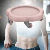 Maxbell Portable Abdominal Disc Body Building Easy to Use for Gym Workout Devices Pink