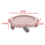 Maxbell Portable Abdominal Disc Body Building Easy to Use for Gym Workout Devices Pink
