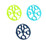 Maxbell Silicone Finger Strengthener Forearm Pianist Exercise Hand Gripper Exerciser Green 6.6LB