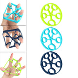 Maxbell Silicone Finger Strengthener Forearm Pianist Exercise Hand Gripper Exerciser Green 6.6LB