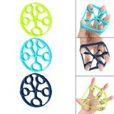 Maxbell Silicone Finger Strengthener Forearm Pianist Exercise Hand Gripper Exerciser Green 6.6LB