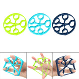 Maxbell Silicone Finger Strengthener Forearm Pianist Exercise Hand Gripper Exerciser Green 6.6LB
