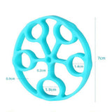 Maxbell Silicone Finger Strengthener Forearm Pianist Exercise Hand Gripper Exerciser Blue 8.8LB