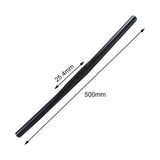 Maxbell Premium Bike Handlebar Strong 25.4mm for Outdoor Biking Replacement black