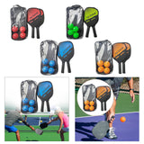 Maxbell Pickleball Paddles Set Rackets Wood with 4 Balls Carry Bag for Adults Women Red