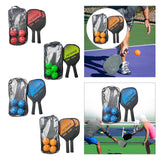 Maxbell Pickleball Paddles Set Rackets Wood with 4 Balls Carry Bag for Adults Women Red