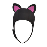 Maxbell Cat Ears Scuba Diving Hood Hat for Woman Children for Water Sports Accessory Rose Red Ear S