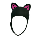 Maxbell Cat Ears Wetsuit Hood Hat for Woman Children Convenient to Wear and Take Off Rose Red Ear S