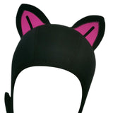 Maxbell Cat Ears Wetsuit Hood Hat for Woman Children Convenient to Wear and Take Off Rose Red Ear S