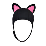 Maxbell Cat Ears Scuba Diving Hood Hat for Woman Children for Water Sports Accessory Pink Ear S