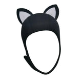 Maxbell Cat Ears Scuba Diving Hood Hat for Woman Children for Water Sports Accessory White Ear S