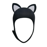 Maxbell Cat Ears Scuba Diving Hood Hat for Woman Children for Water Sports Accessory White Ear S