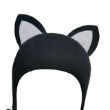 Maxbell Cat Ears Scuba Diving Hood Hat for Woman Children for Water Sports Accessory White Ear S