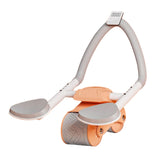 Maxbell Ab Roller Wheel Abdominal Core Trainer Widened Double Wheels Abdominal Wheel Orange with Counter