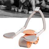 Maxbell Ab Roller Wheel Abdominal Core Trainer Widened Double Wheels Abdominal Wheel Orange with Counter