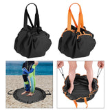 Maxbell Wetsuit Changing Mat Diving Suit Clothes Storage Bag Sundries Bag for Beach Black