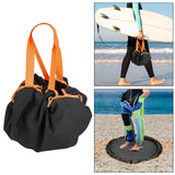 Maxbell Wetsuit Changing Mat Diving Suit Clothes Storage Bag Sundries Bag for Beach Orange