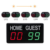 Maxbell Portable Wall Mounted Electronic Digital Scoreboard Counter Indoor Wrestling Black Remote Control