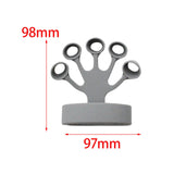 Maxbell Hand Grip Strengthener Device Tool Training Equipment Finger Exerciser Gray 6.6lbs