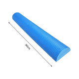 Maxbell Lightweight Yoga Column Roller Foam Roller Massage Semicircle for Home Gym Blue