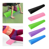 Maxbell Lightweight Yoga Column Roller Foam Roller Massage Semicircle for Home Gym Blue
