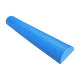Maxbell Lightweight Yoga Column Roller Foam Roller Massage Semicircle for Home Gym Blue