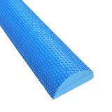 Maxbell Lightweight Yoga Column Roller Foam Roller Massage Semicircle for Home Gym Blue