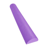 Maxbell Lightweight Yoga Column Roller Foam Roller Massage Semicircle for Home Gym Violet