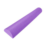 Maxbell Lightweight Yoga Column Roller Foam Roller Massage Semicircle for Home Gym Violet